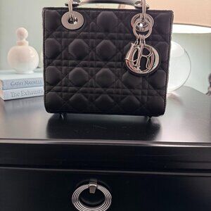 Lady Dior Bag Small Black Cannage Lambskin $2551 Used